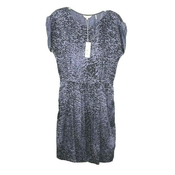 Rebecca Taylor Dresses & Skirts - Rebecca Taylor Textured Navy Mini Dress